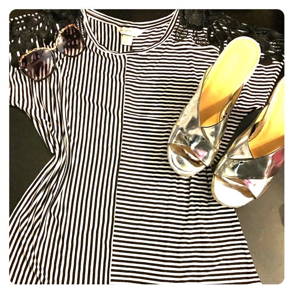 Striped hilow blouse